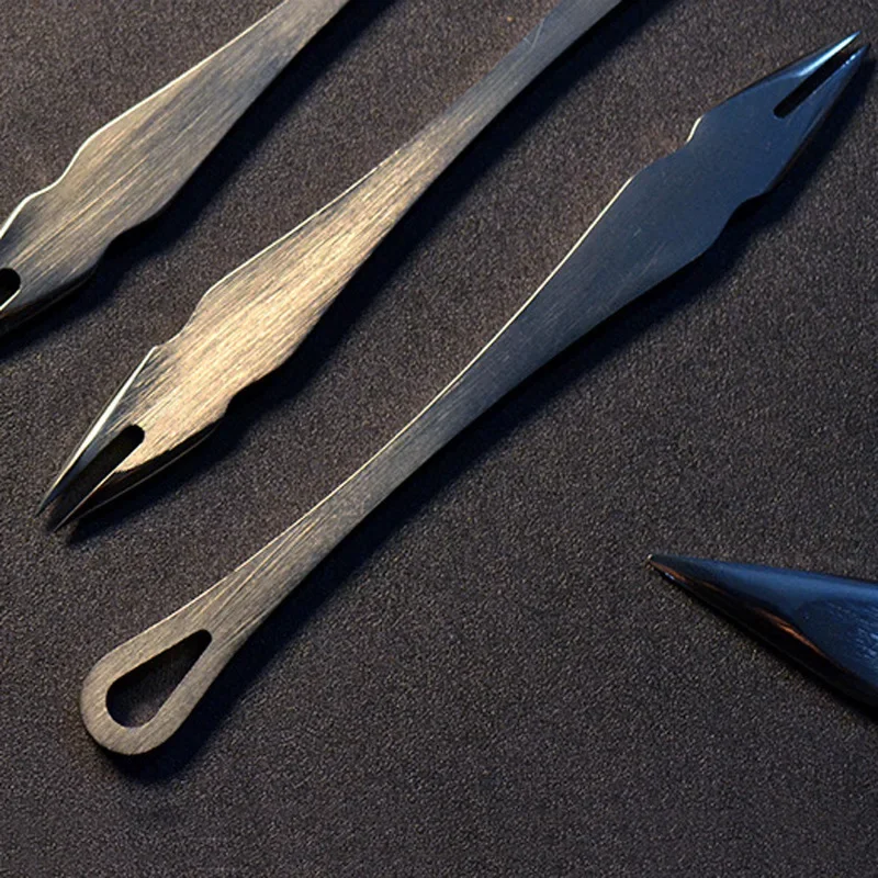 Leather Tools Leather Craft Tools 2/3/4mm Stainless Steel Isometric Gauge Tool DIY Leather Edge Creaser