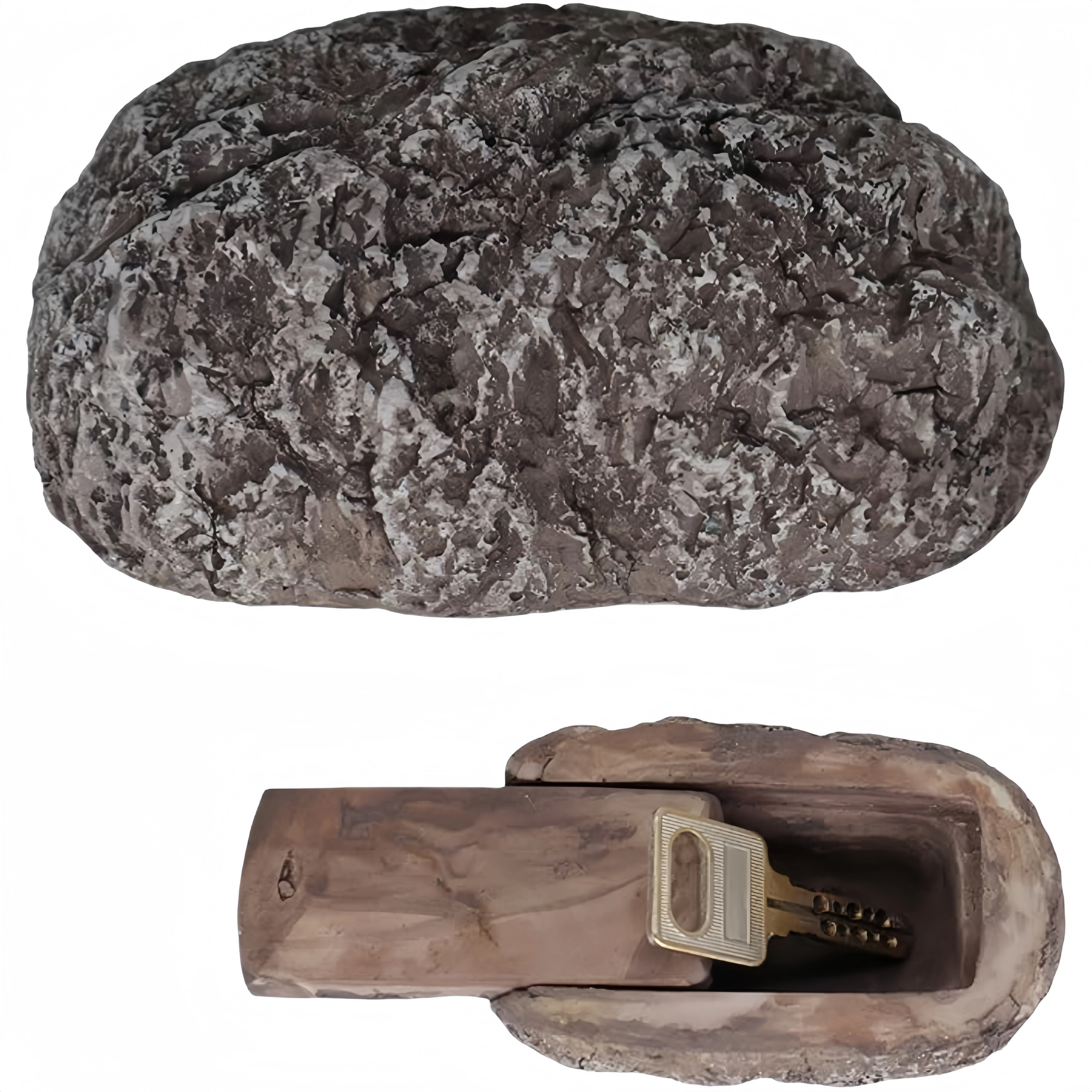 Hide Key Rock Fake Stone Spare A Key Hide Geocache Secret Storage ...