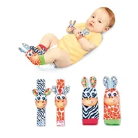 Foot Finder Rattle Sock Baby Toy Wrist Arm Hand Bracelet Rattle Feet Leg Ankle Socks for Newborn Infant Babies Boy Girl Bebe 6