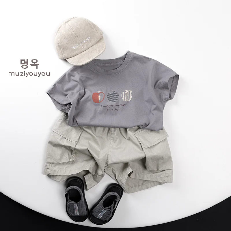 Children's Workwear Shorts 2025 Summer New Item for Boys and Girls, Baby Outdoor Five Inch Shorts, Children's Clothing