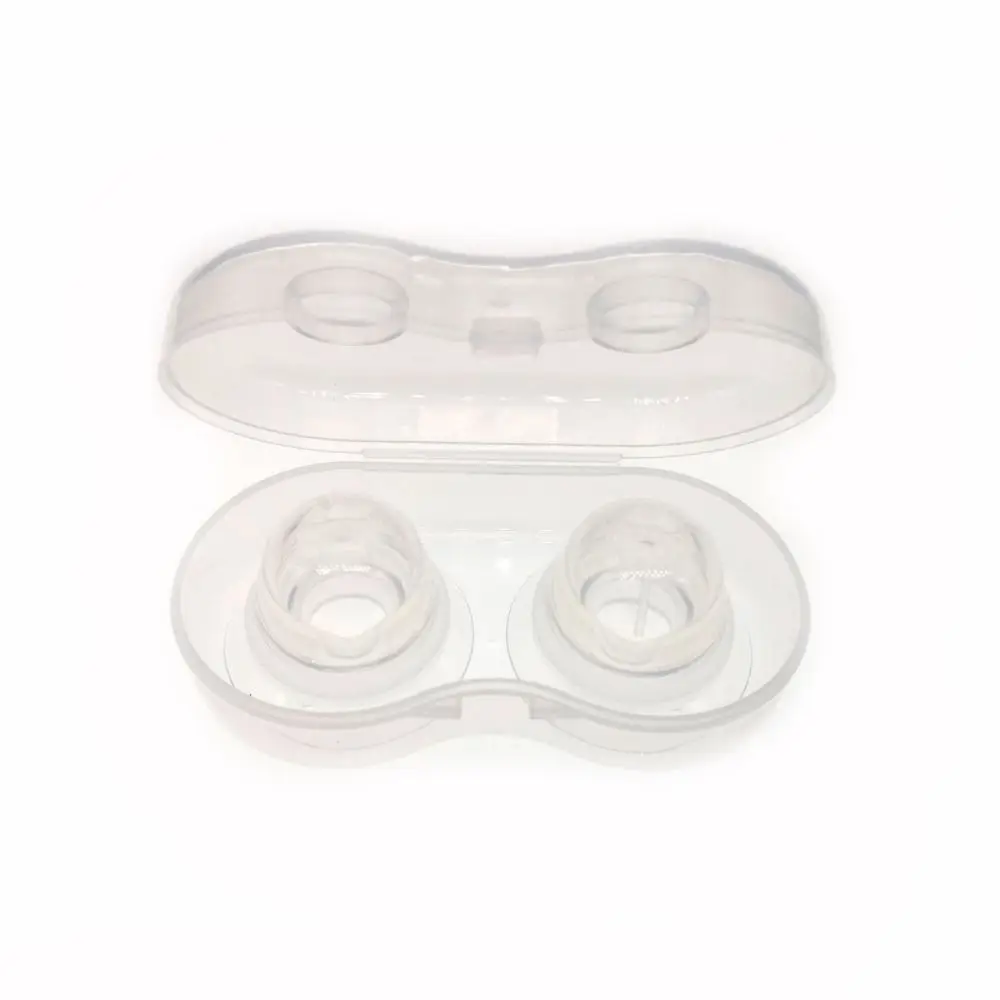 2 pcs/set Nipple Corrector for Flat Inverted Nipples Soft Silicone Nipple Aspirator Puller Niplette Treatment Redress