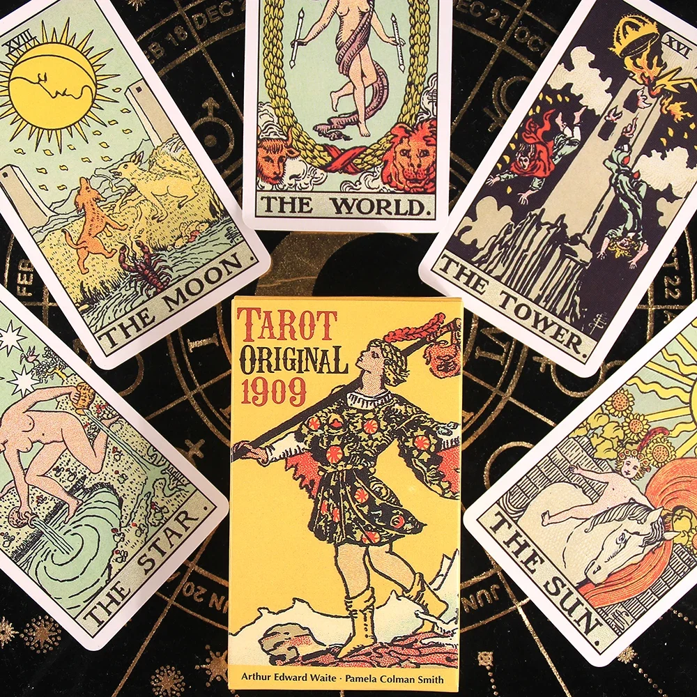 Tarot Deck Original Cards 78 1909 For Beginners And With PDF Guide Book Divination Tools For All Skill tarot cards angel oracle cards