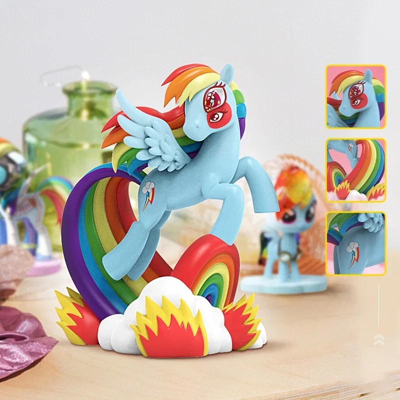 thumbnail image 1 of Nueva figura de acción de anime My Little Pony Rainbow Dash (versión Rainbow Sonic Boom) de 23 cm, juguetes de moda, colección, decoración, regalo, 1 of 5