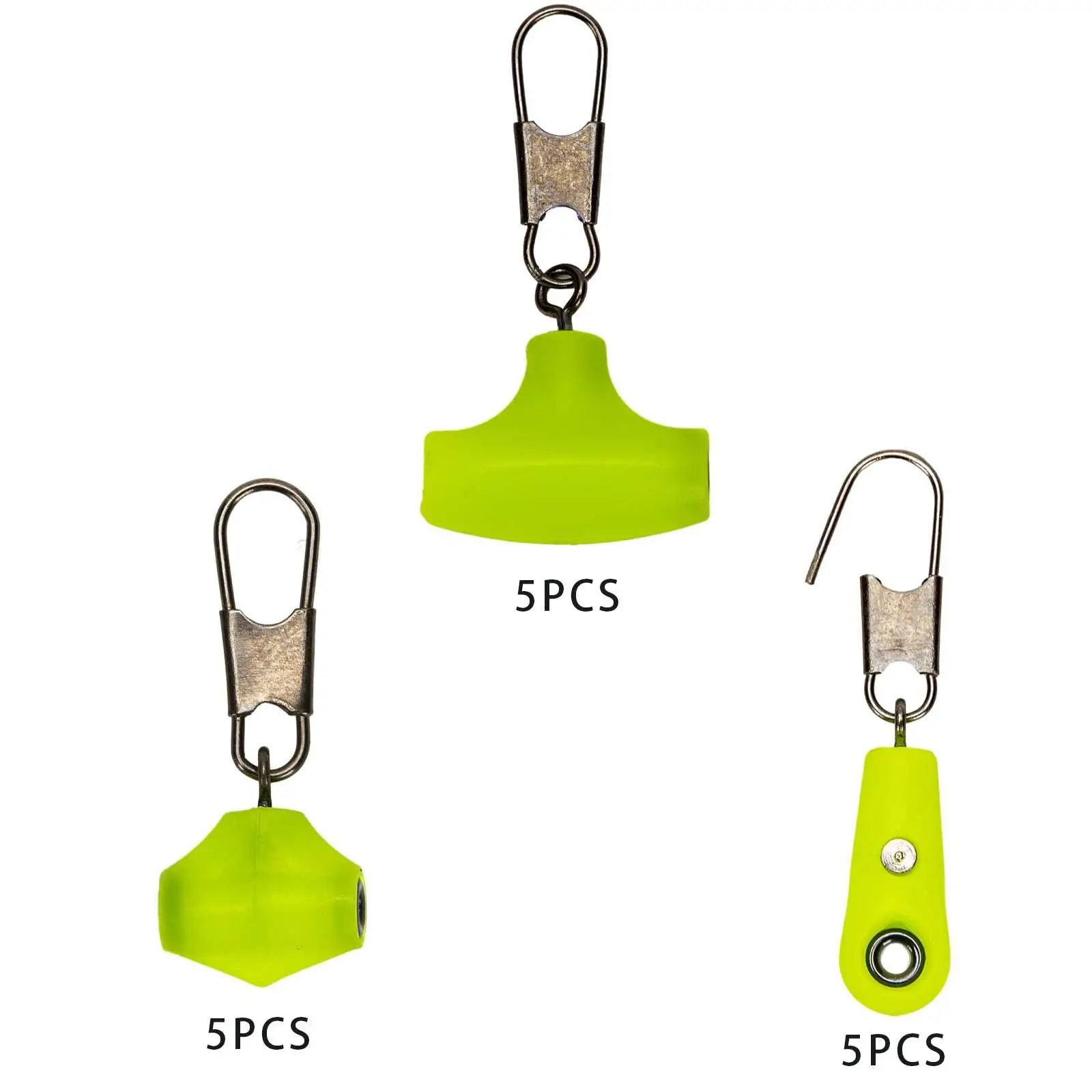 

5x High Strength Sinker Sliders Sinker Weight Connectors Heavy Duty Fishing Line Sinker Slides Catfishing, for Surf Rigs