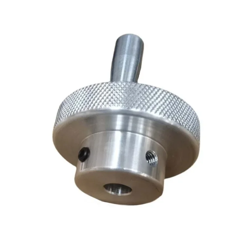 Volantino Rotativo In Ghisa Cromato - 120mm Diametro, Per Fresatrici E Torni, Con Maniglia - Foto 13