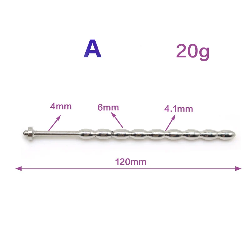 Metal Urethral Toys Male Masturbators Urethra Dilator Sex Toys For Men Urethral Plug Catheter Sounding Stimuate Penis Eye Stick