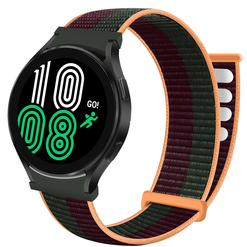 Seamless Nylon Loop Sport Band, 20mm Bracelet Strap