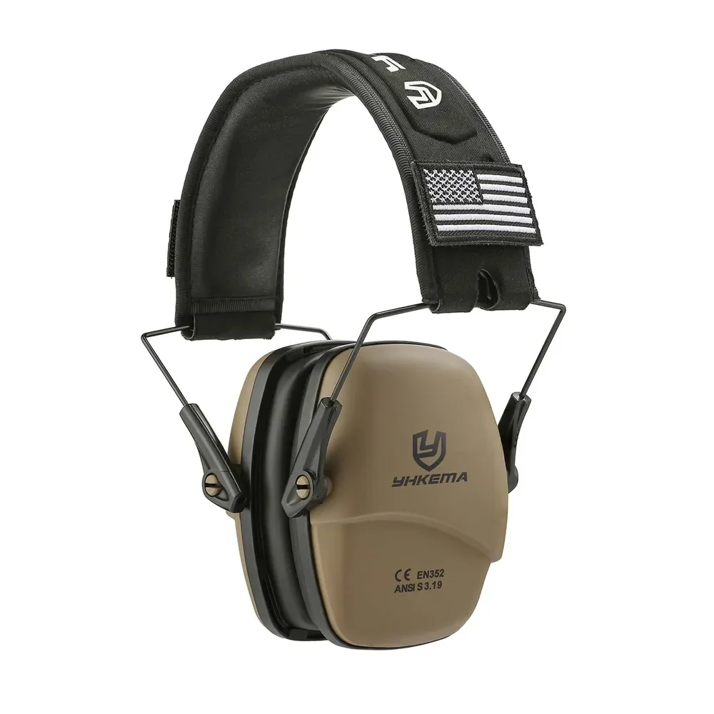 Casque antibruit professionnel 25dB NRR avec ses spécifications techniques visibles sur l'emballage.