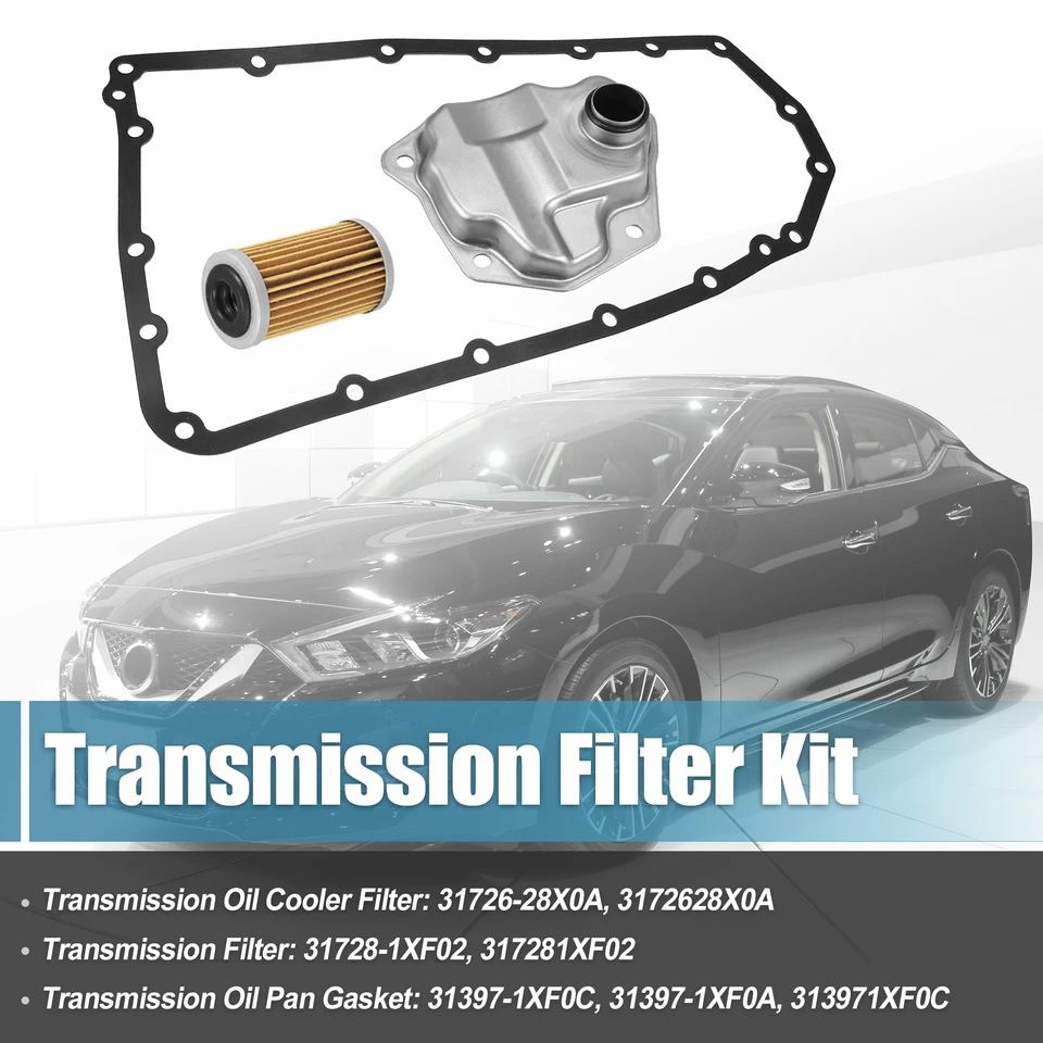 thumbnail image 2 of Transmission Filter With Gasket Kits Compatible With Nissan 2 of 13