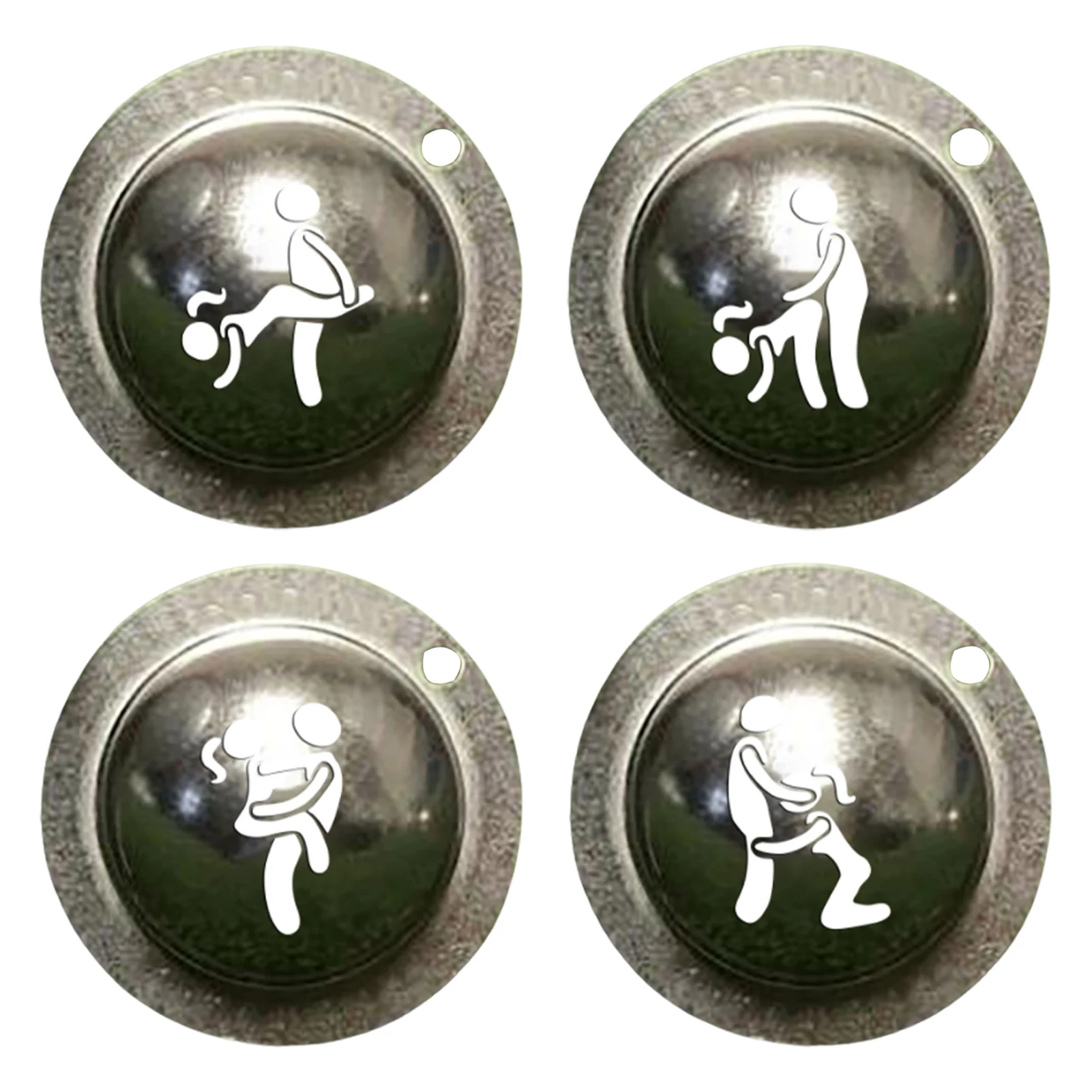 Golf Ball Marker Stencil Adult Humor Signal Alignment Tool Models Golf Ball Marker Stamper Metal Accessories for Men