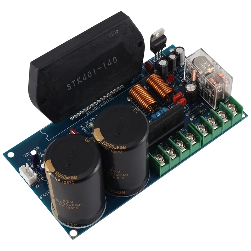 

STK401-140 Thick Film Music Power Amplifier Board High Power 120W+120W Accessories Component With UPC1237 Speaker Protection