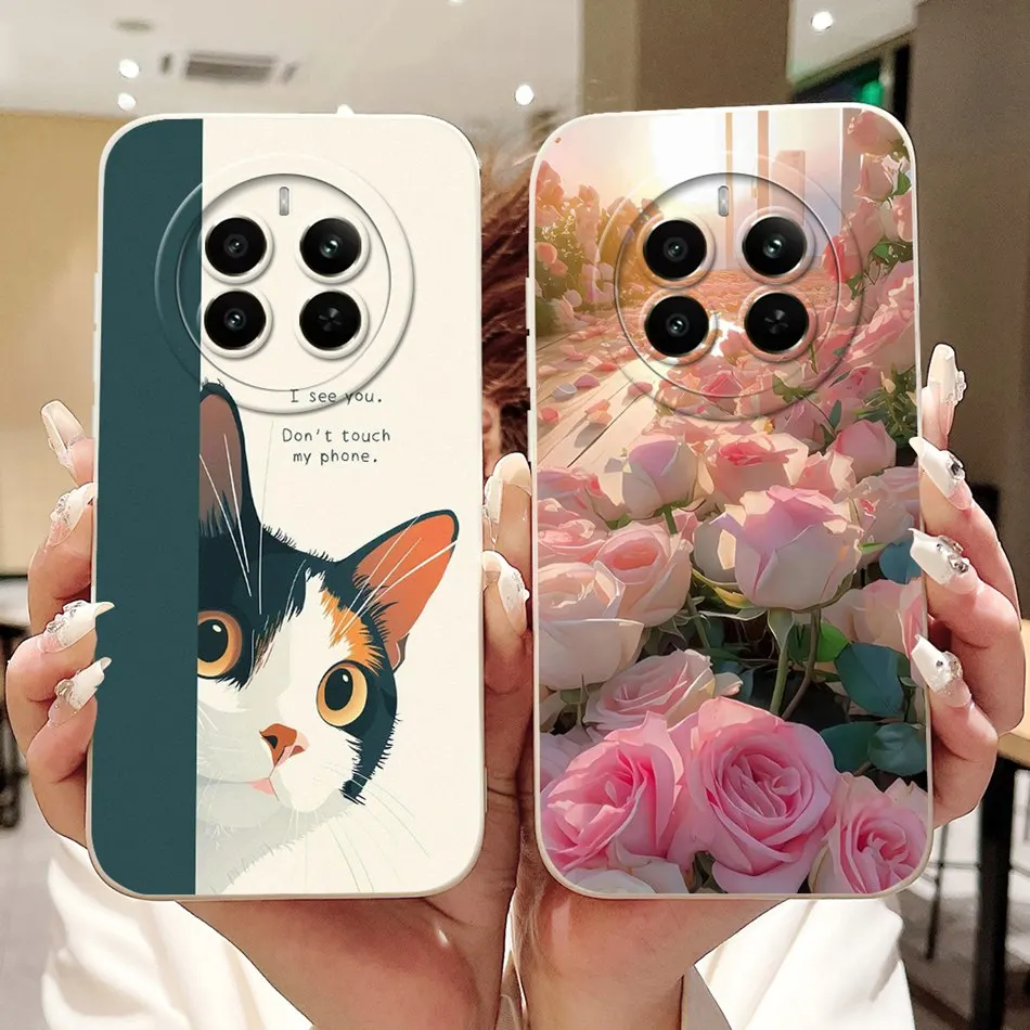 Cute New Design Soft Silicone Shockproof Phone Case - Plain Style