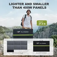 ALLPOWERS-Panneau Solaire Pliable 600W, Technologie Solaire, Chargeur avec Sortie Solaire, pour Bateau Hors Réseau, Maison et Camp 5