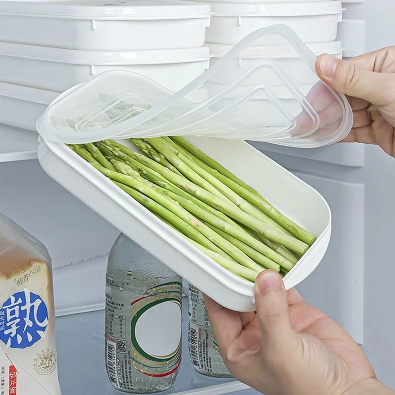 Japanese Frozen Meat Packaging Box Food Grade Refrigerator Storage Fruit Vegetable Preservation Prepare The Dishes Divided Box