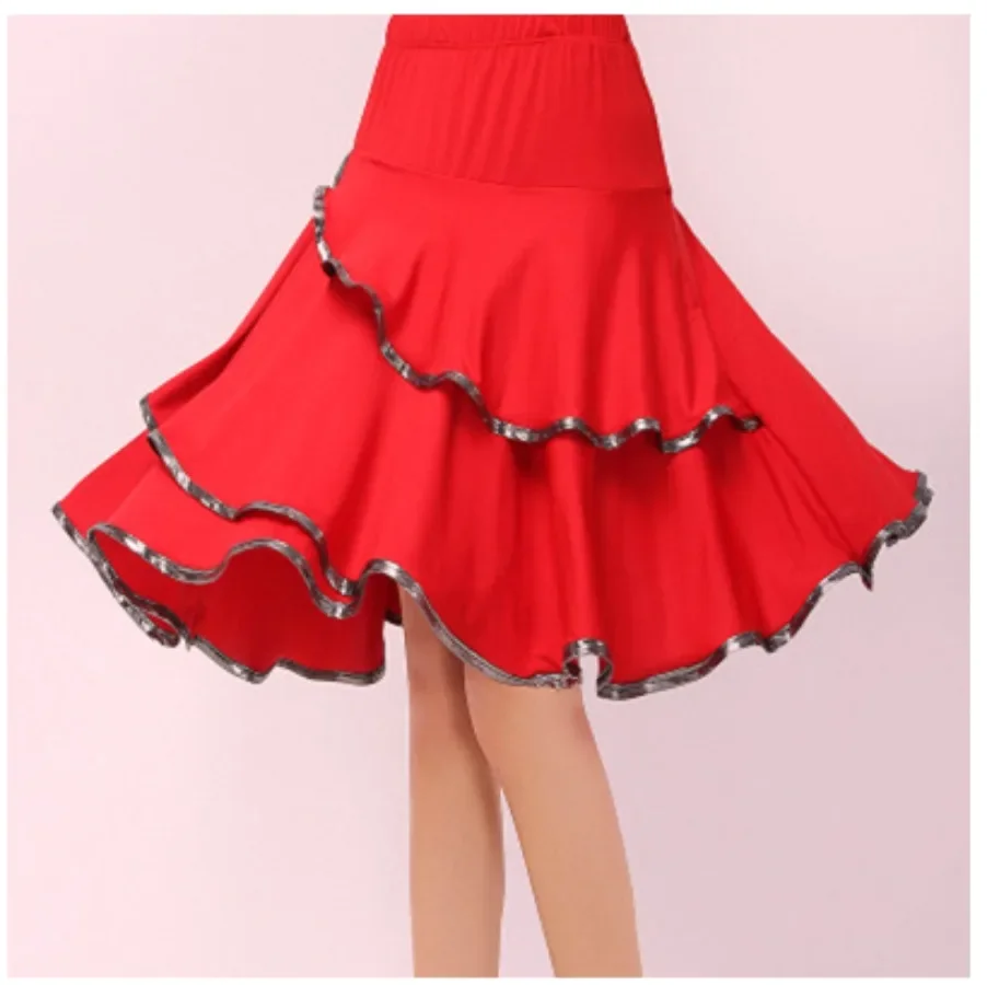 

2023 Square Dance Costume New Dance Skirt Summer Latin Dance Dress Women's Dress Performance Skirt Tassel Skirt Women Clothing
