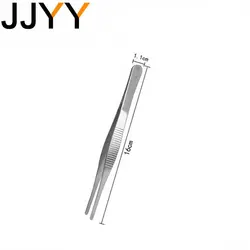 Stainless Steel Multifunctional BBQ and Kitchen Tweezers (Silver-16cm)