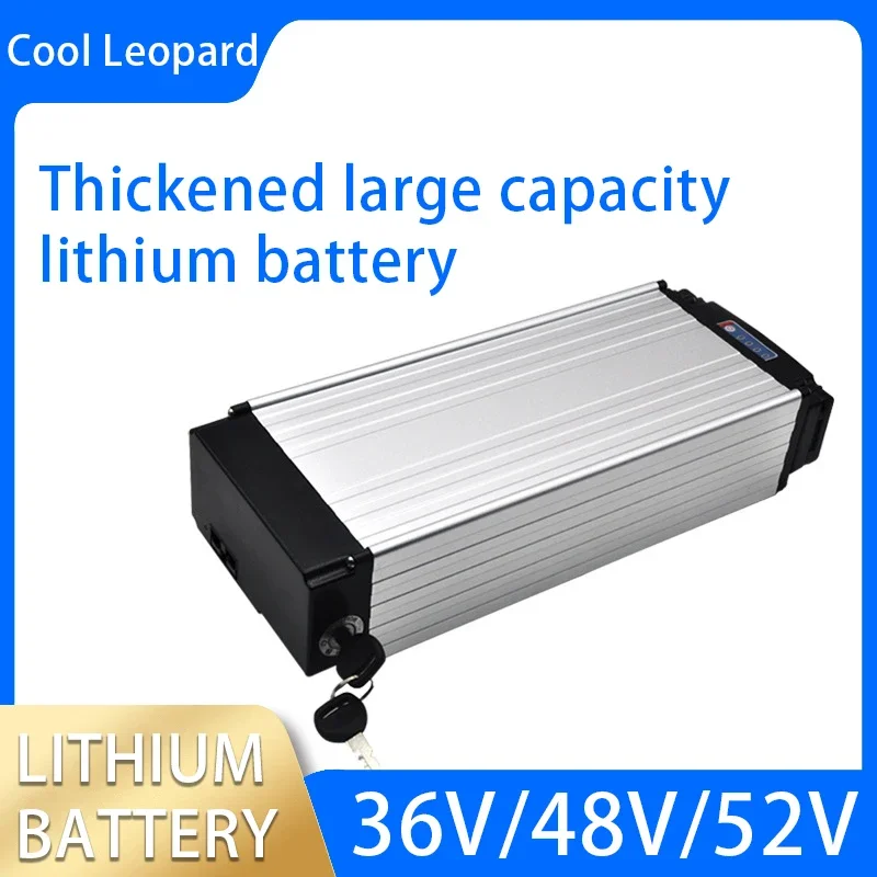 

48V 36V 52V 20AH large-capacity lithium battery,which is used for the power lithium battery pack of electric bicycle rear hanger