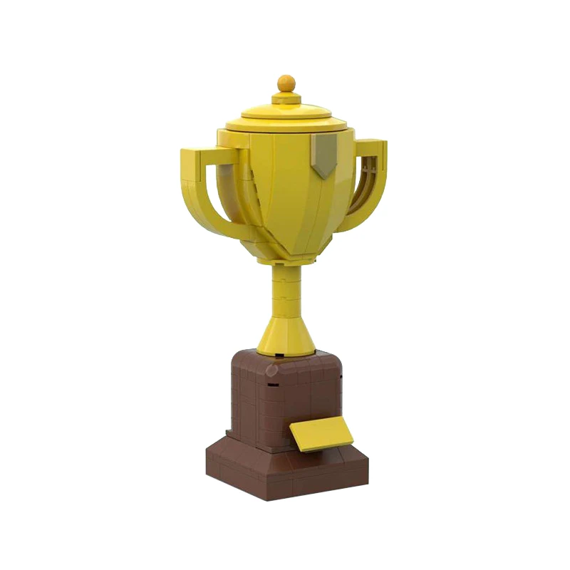 

MOC Creative Expert Gold Trophy Cup Model Building Blocks Game Champion Treasure Bricks Assemble Toys for Children Birthday Gift