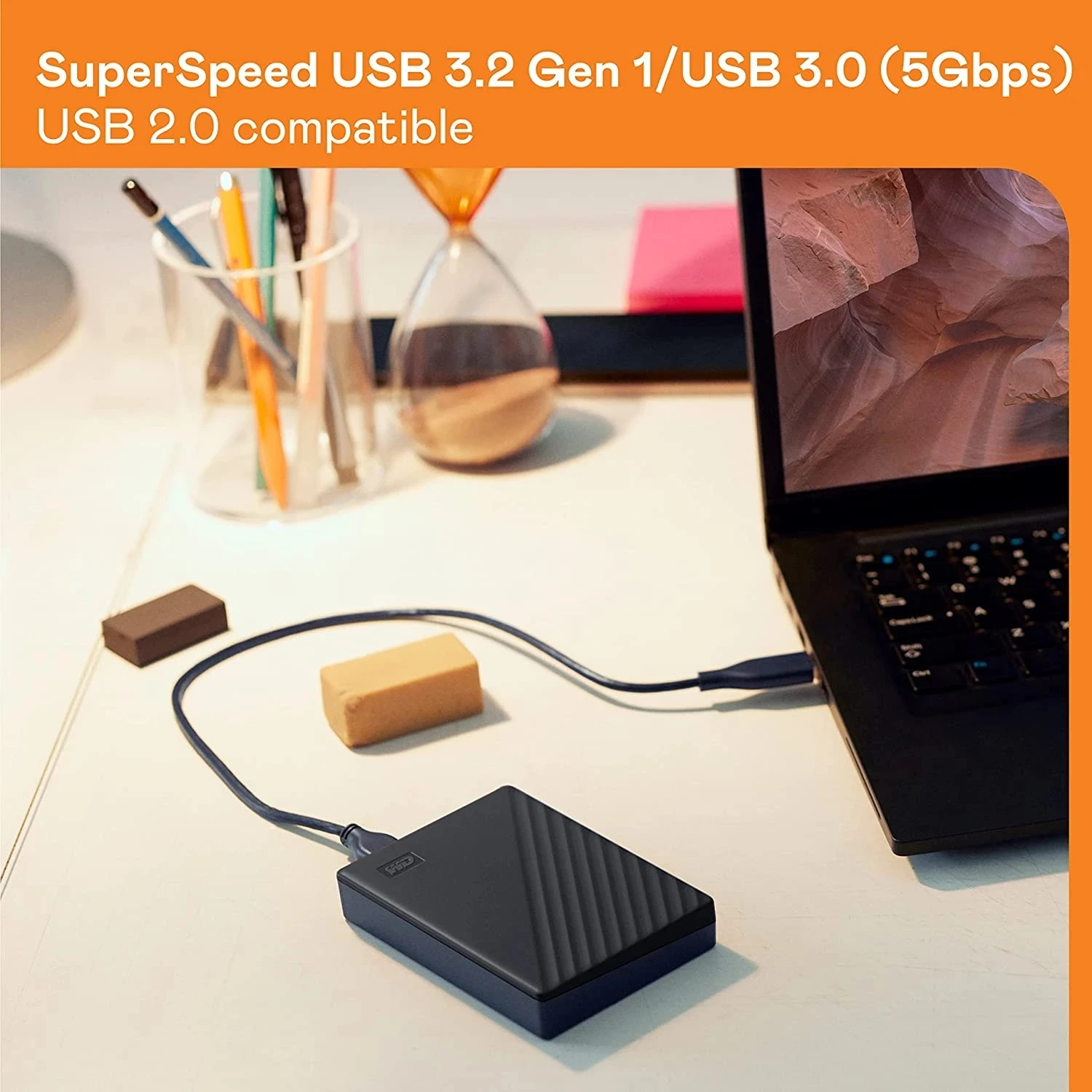    WD  нƮ, ޴  ϵ ̺, USB 3.0 ȣ ȣ HDD, 5TB