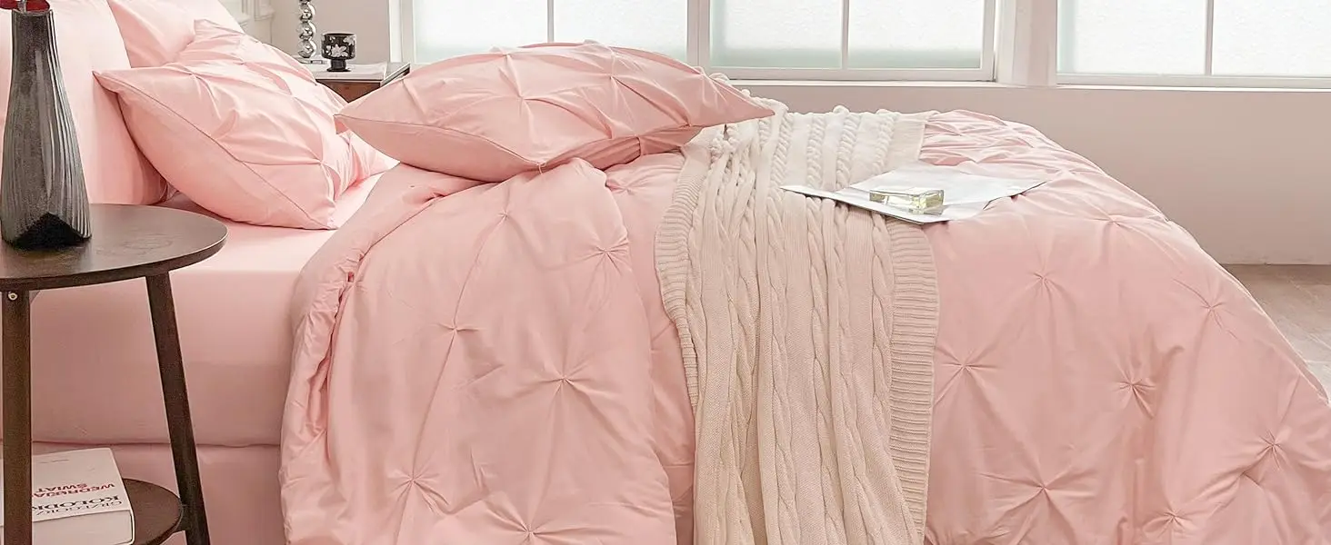 pink comforter set
