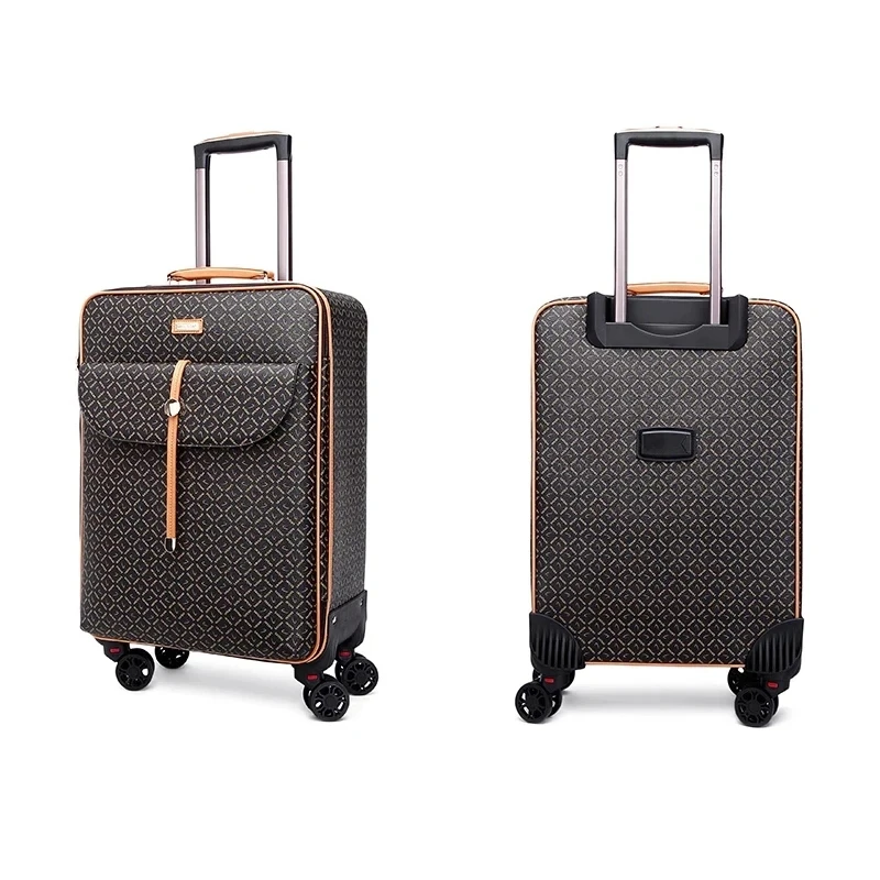 Fashion Vintage Suit Luggage With Handbag 16 Inch Suitcase 20