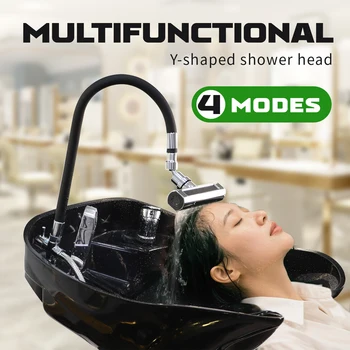 อุปกรณ์เสริมเตียงสระผมสำหรับร้านเสริมสวยและสปา พร้อมหัวฉีดน้ำแบบน้ำตก หมุนได้ 360 องศา ระบบหมุนเวียนน้ำสำหรับสปาผม 1