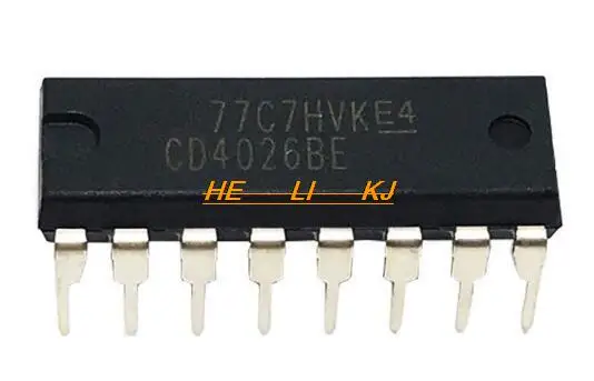 

Free shipping 10pcs/lot CD4026BE CD4026 4026 DIP16