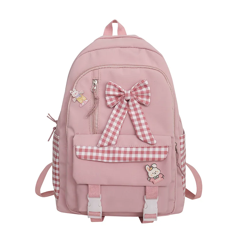 

Middle School Bags for Girls Teenagers Student Backpack Women Nylon Campus Casual Bagpack Korean