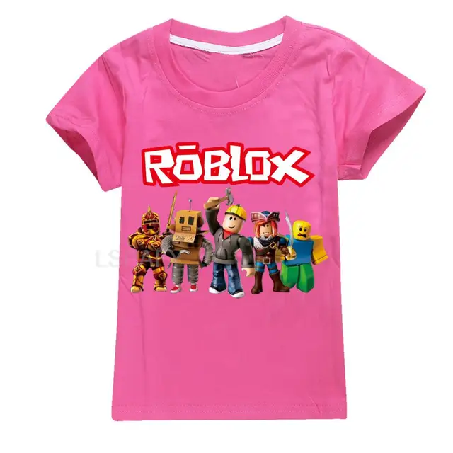 Roblox Baby Casual Shirts Kids Fashion Roblox T Shirt Cotton Short Sleeves  T-shirts Children Cartoon Tshirt Girls Boys Clothes