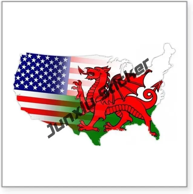 USA Flag Sticker 2x3 Inch – Red White Blue Vinyl Decal For Car, Laptop, Bumper, Made In USA 1 thumbnail image