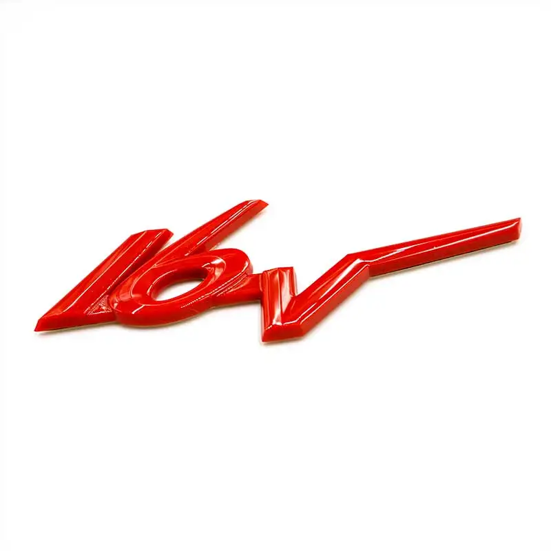 3D red 16V auto sticker car logo decal for Citroen peugeot VW bora golf GTI PASSAT Honda crv benz audi A4 toyota camry corolla
