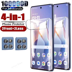 4 - in - 1 Hydrogel Screen & Lens Protector for Screen and lens film (For Edge 30 Neo)
