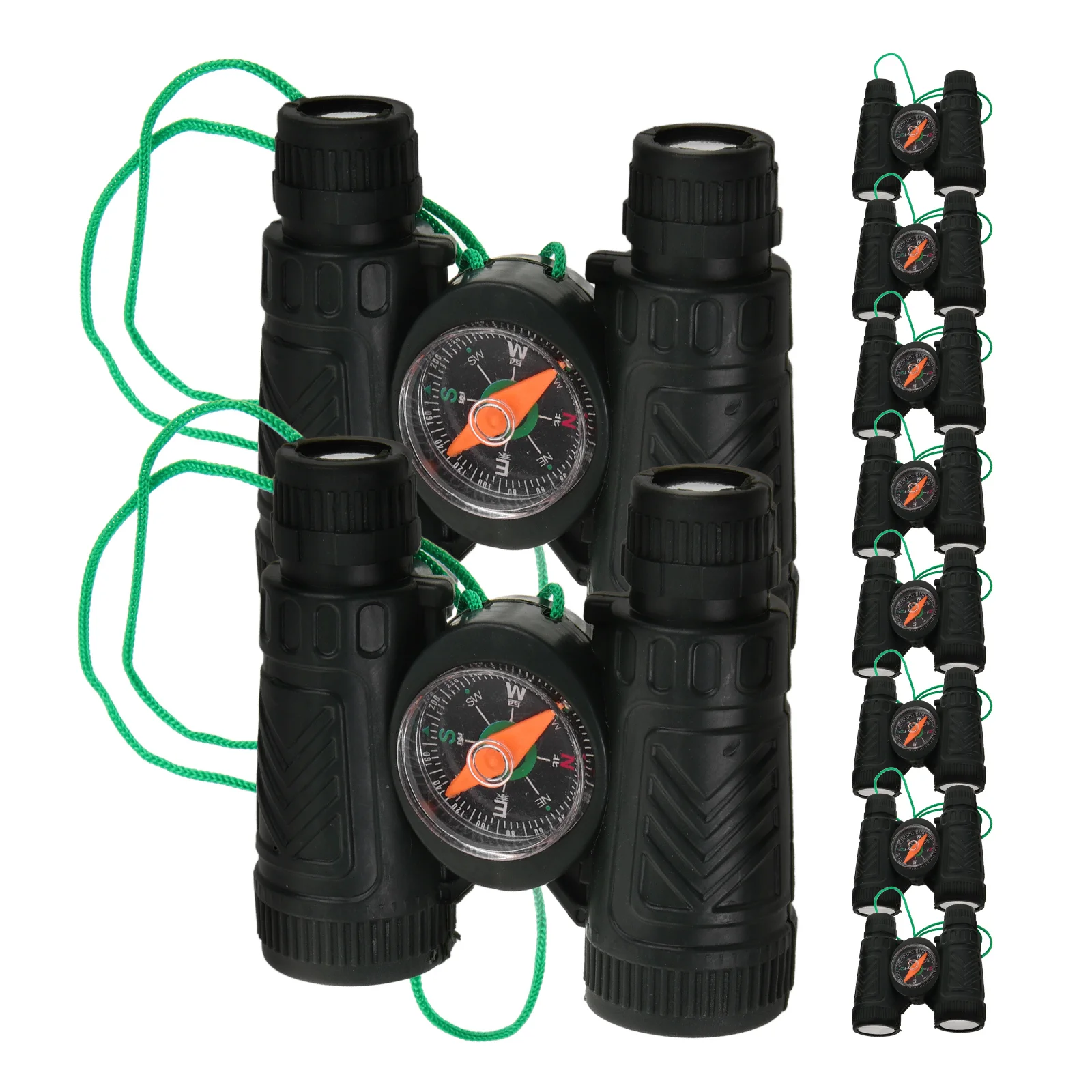 

10 PCS Binokel Toy Sightseeing Kids Compass Toys for Adults Outdoor Camping Boy