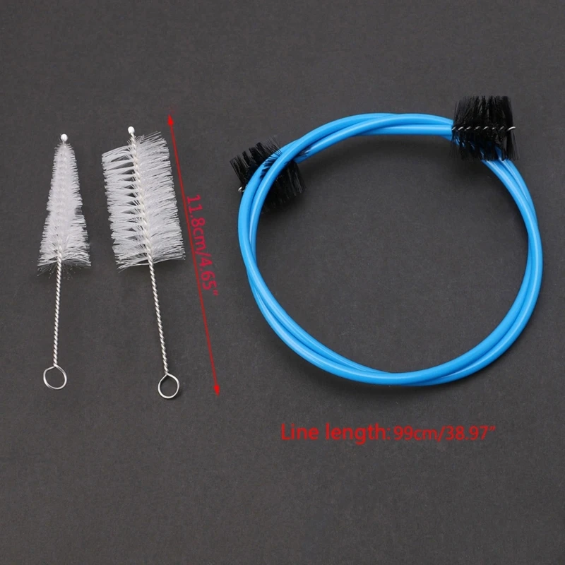 Trumpet Cleaning Care Brasswind Musical Instrument Cleaning Brush Set for trombone Tuba Horn Cornet Junk Clean trumpet cleaning brush