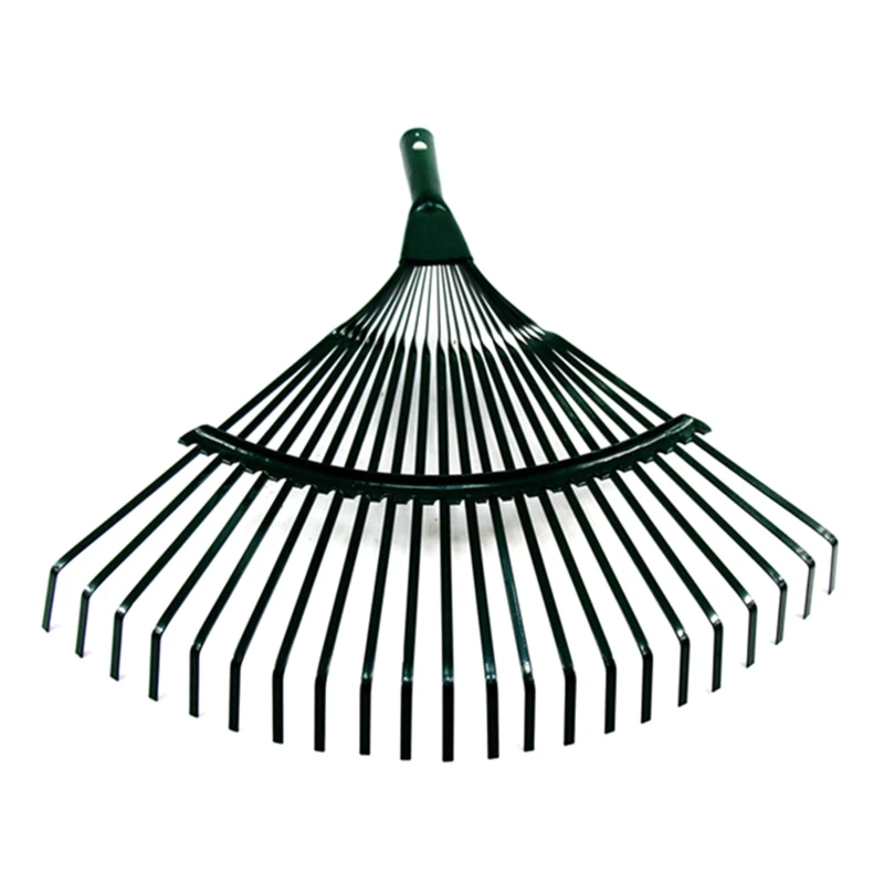Garden Rake for Head Hand Fan Leaf Rake Professional Gardening Tool 22 Teeth Ste G5AB 3