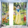 Curtain Princess Cartoon 3D Print Bedroom Living Room Window Blackout Partition Style Home Decoration 3