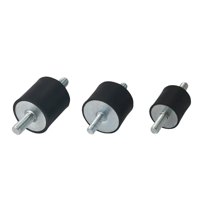 4 x M6 M8 Anti Vibrazione Bobina di Gomma Monti 20x10MM