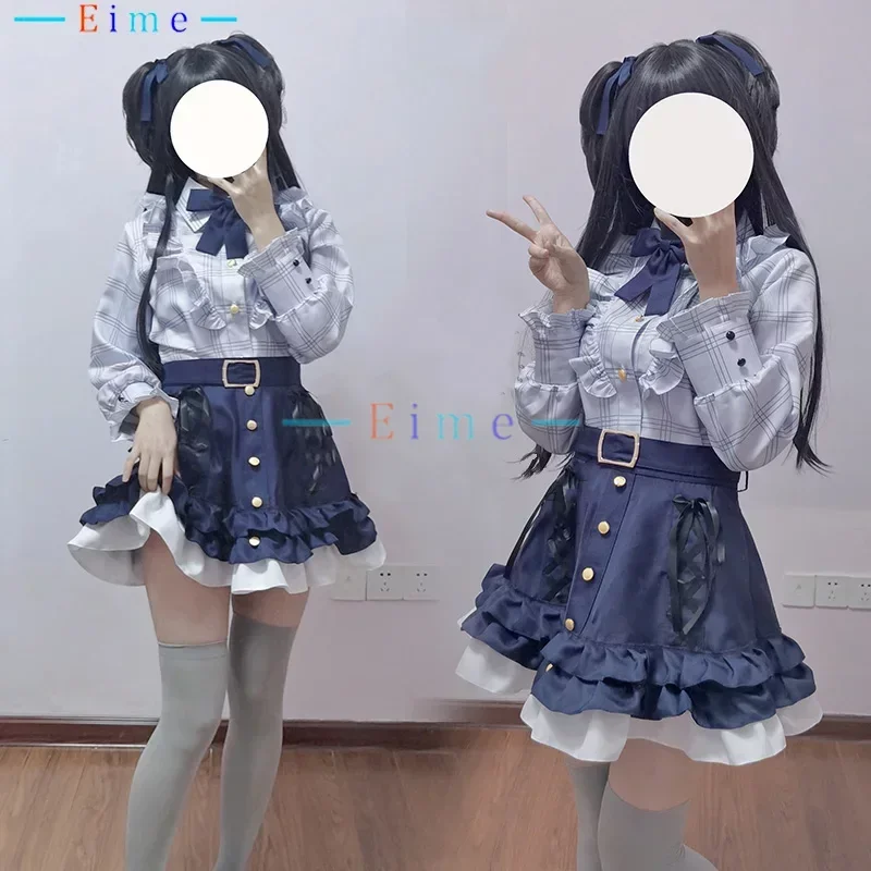 

EIME Mayuzumi Fuyuko Cosplay Costume Women Elegant Sailor Dress Party Suit Shirt Skirts Halloween Carnival Uniforms Custom Made
