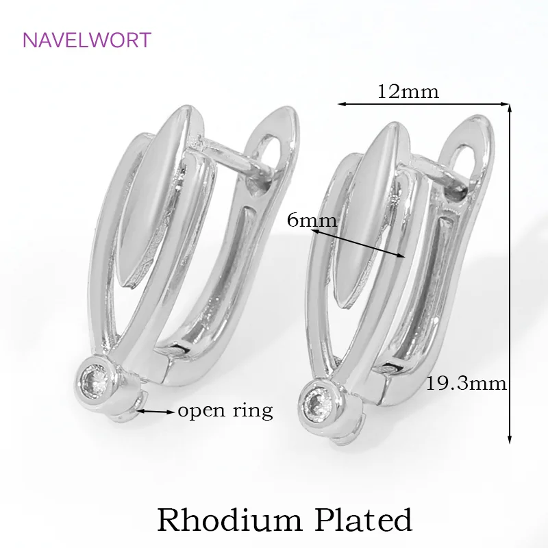 rhodium plated