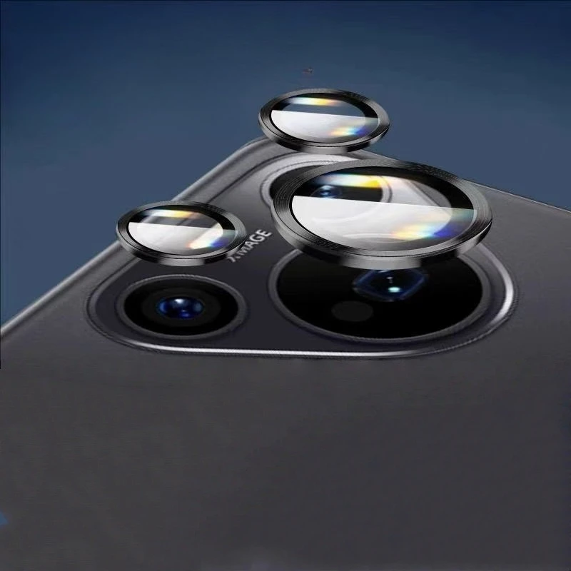 Premium Camera Lens Protector - Aluminum Alloy & Tempered Glass