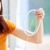 30 Pcs Plastic Hoops White Rings For Dream Catcher Accessories Macrame Supplies Floral Wreath Decor Home Decor Wind Chimes 6