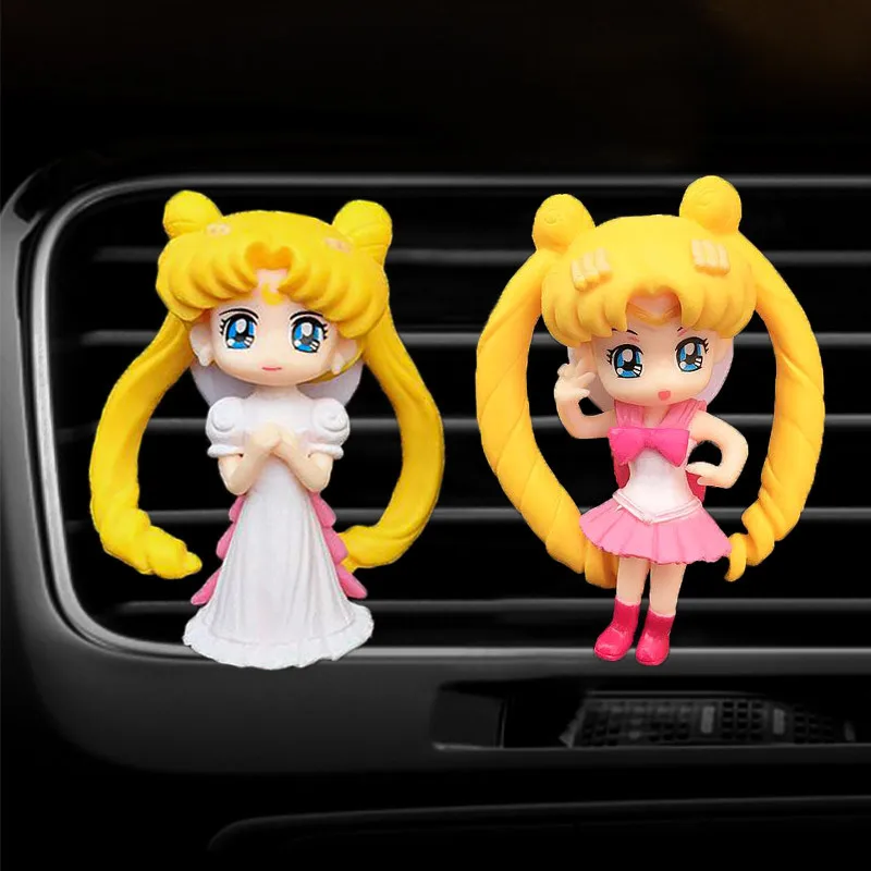 Anime Sailor Moon Auto Lufterfrischer Auto Zubehör Innen Kawaii Spotify  Premium Parfüm Diffusor Cartoon Geburtstag Geschenk Spielzeug - AliExpress