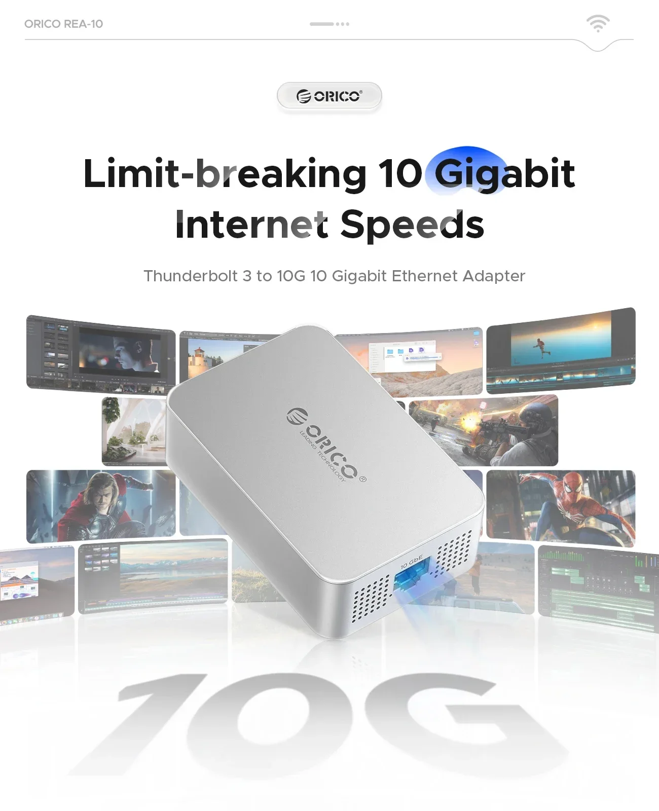 ルーター・ネットワーク機器 ORICO Thunderbolt 10G Network Card ORICO Thunderbolt 10GbE Network Adapter