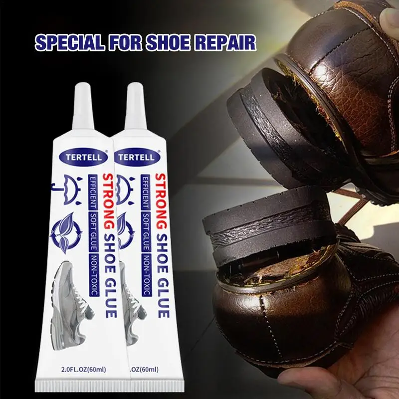 Shoe Repair Glue Quick Dry Low Odor Boot Glue Sole Repair Strong