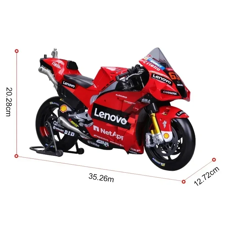 オートバイ・バイク Maisto DESMOSEDICI GP 2022 1:6 Maisto 1:6 Francesco Bagnaia Ducati Desmosedici GP22 #63