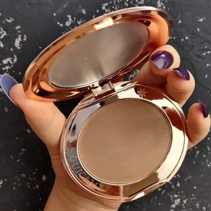 8g Guicami Face Setting Powder Normal Size Soft Focus Fixed Make Up Oil Control Light Skin Perfect Micro Makeup Powder Bronzer setting powder face powder bronzing powder