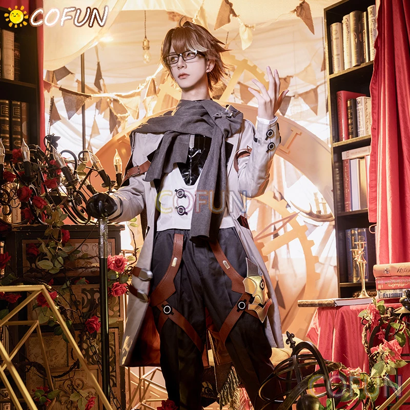 

COFUN [Customized] Game Honkai:Star Rail Welt Yang Cosplay Costume Halloween Outfits Game Clothing Men Anime Suit Wig