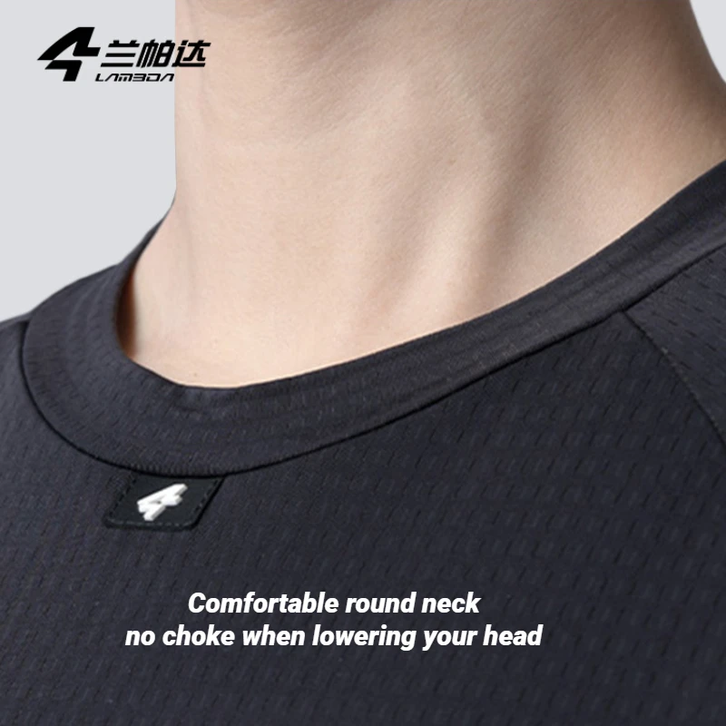 Lameda Cycling Base Layer Autumn Winter Velvet Cycling Clothes For Men Women Warm Long Sleeve High Elasticity Sweatshirt