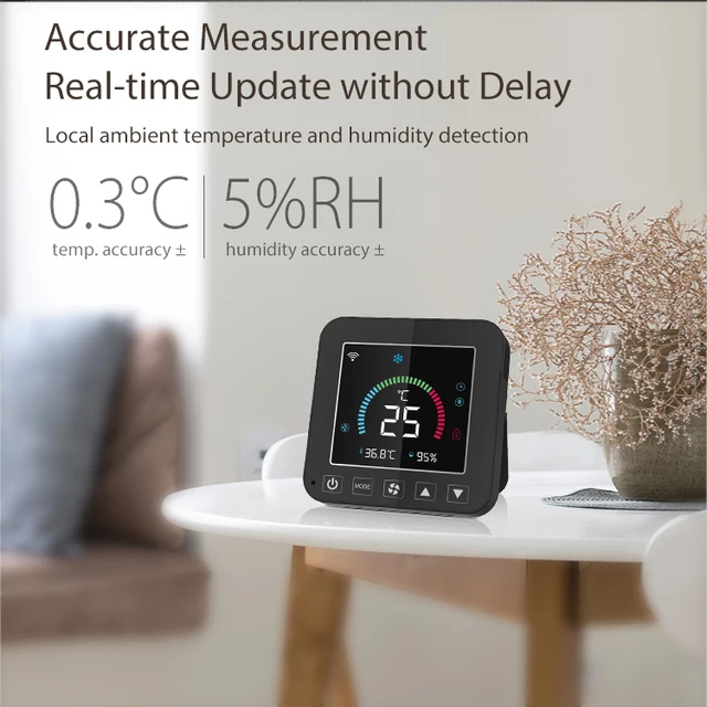 Tuya Smart Wifi Ir Air Conditioner Thermostat Intelligent Linkaged With  Temperature Sensor Via Alexa Google Home Smart Life App - Air Conditioning  Control Module - AliExpress