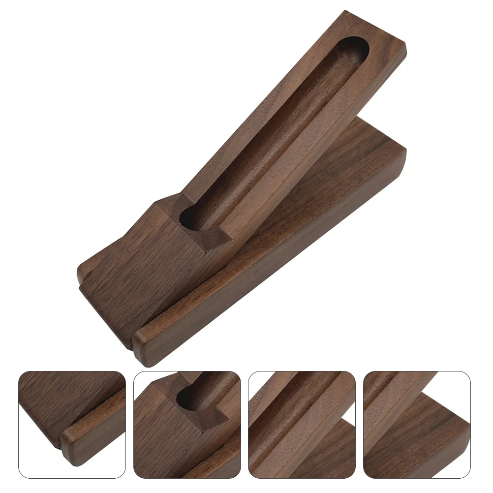 

Box Pen Case Wooden Display Organizer Wood Stationery Supplies Office Storage Holder Single Crafts Boxes Fountain Collector